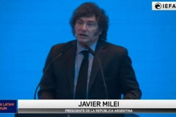 Foto de Milei dijo que "Argentina ha vivido por ms de 20 aos bajo un rgimen populista salvaje"