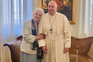 Foto de Tras el encuentro que compartieron, Estela de Carlotto asegur que el Papa Francisco tiene ganas de venir a la Argentina