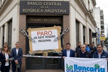 Foto de Bancarios realizarán un paro de 24 horas en el BCRA ante la amenaza sobre 32 puestos de trabajo