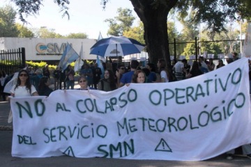 Foto de El SMN anunció un apagón informativo en reclamo por los 140 despidos