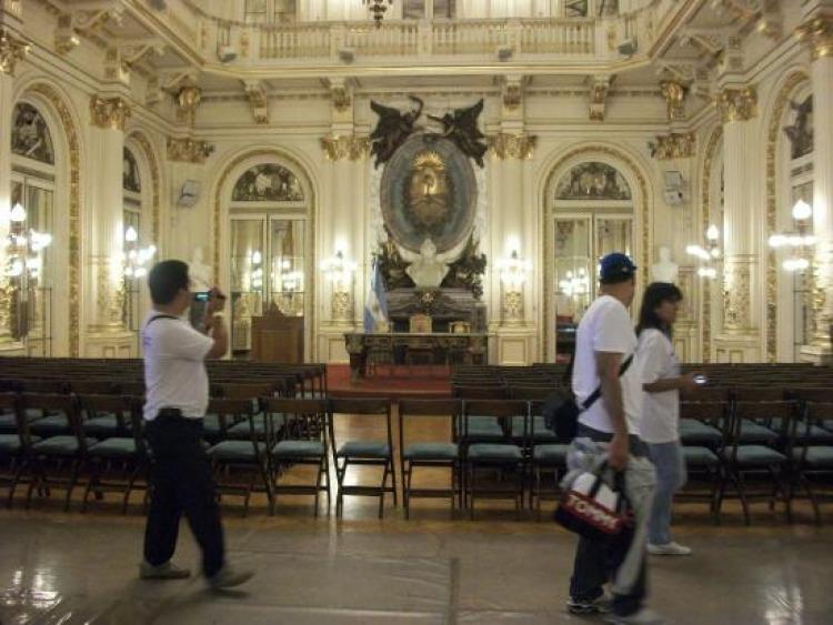 Sala de prensa de Casa Rosada