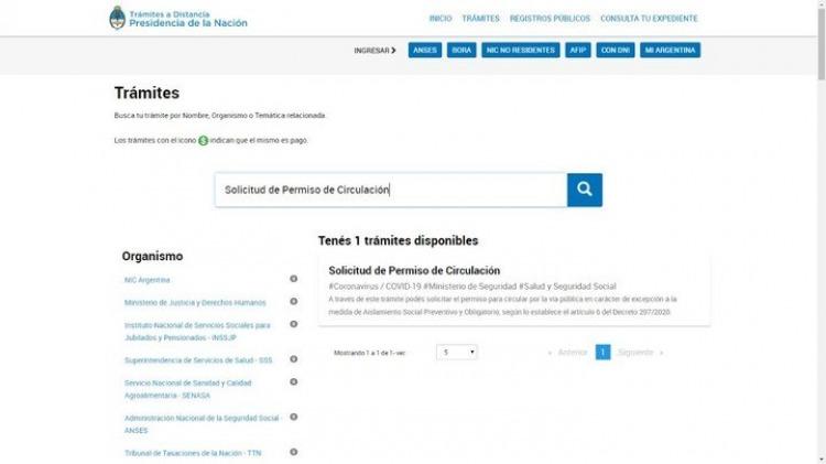 Casos especiales: el nuevo permiso para circular en todo el país - Poltica  Argentina