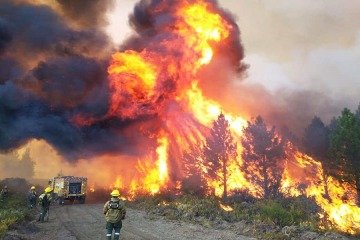 Foto de Incendios en Chubut: las altas temperaturas reactivaron focos y ya se quemaron casi 15 mil hectáreas