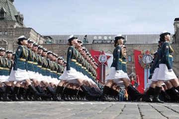 Foto de Rusia celebró el Día de la Victoria en la Segunda Guerra Mundial con un desfile en Moscú