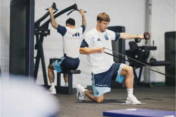 Foto de Selección argentina en Kansas: Messi se sumó al primer entrenamiento