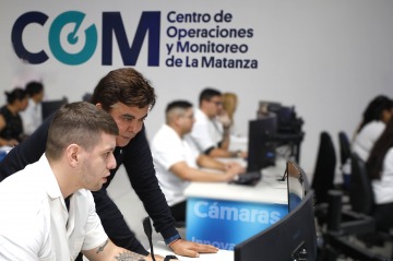 Foto de La Matanza presentó un nuevo sistema de seguridad con inteligencia artificial para agilizar emergencias