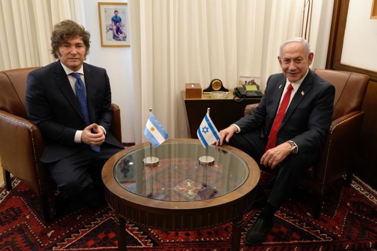 Milei cierra su agenda en EEUU: se reúne con Netanyahu en medio del conflicto por la petrolera Navitas en Malvinas