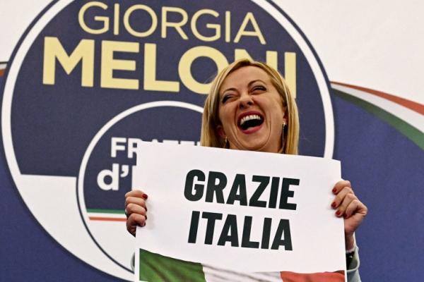 Ganó Hermanos de Italia, la ultraderecha italiana: festejó Milei en Argentina