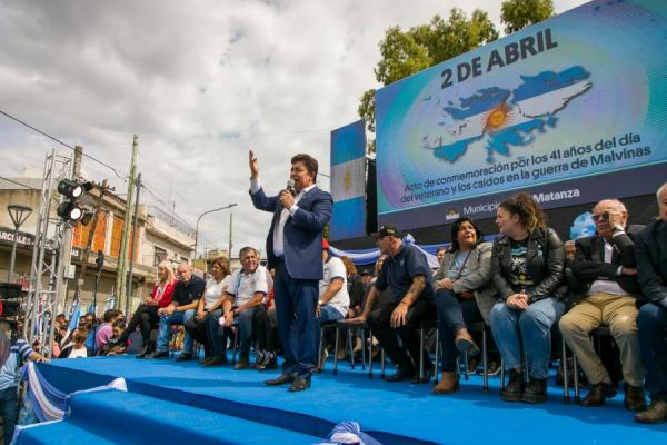 Espinoza reforzó el reclamo por Malvinas y pidió por "la bandera argentina flameando en las islas