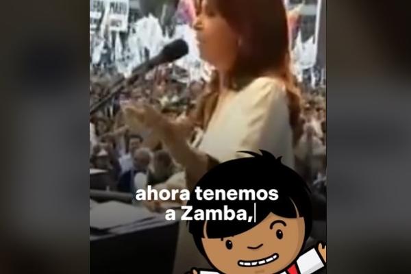 "No nos meten más el Pato Donald": la respuesta de Cristina a Ramiro Marra en Tik Tok