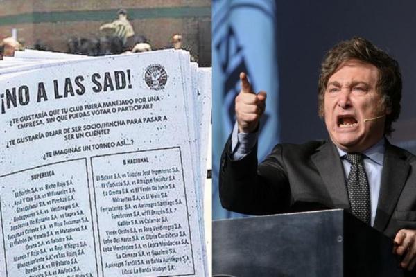 Clubes argentinos rechazaron la privatización del fútbol que propone Milei