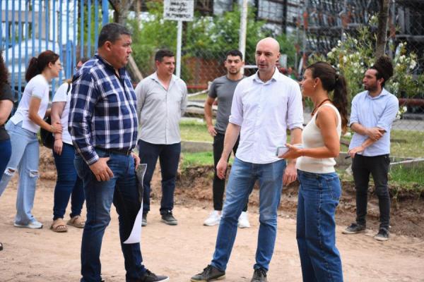 Avanza la construcción de nuevos accesos a Panamericana y la repavimentación de calles en Escobar