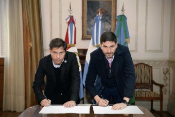 Kicillof y Pullaro volvieron a mostrarse juntos con críticas a Nación y firmaron un nuevo convenio contra el narcotráfico 