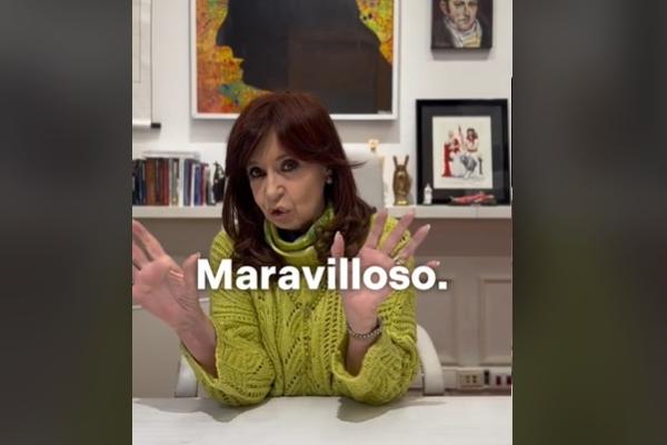 Cristina Fernández de Kirchner felicitó a Claudia Sheinbaum y al pueblo mexicano