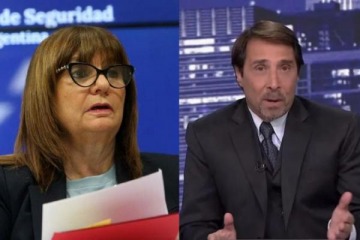 Feinmann pidió a Milei que eche a Bullrich por reprimir a una nena: la ministra lo llamó y dijo que el policía la "gaseó" sin querer