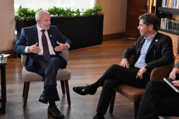 Kicillof se reunió con Lula da Silva en la previa al acto de asunción de Claudia Sheinbaum como presidenta de México