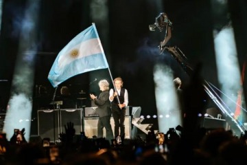 Aerolíneas Argentinas dijo presente en los recitales de Paul McCartney en River