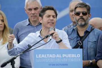 Kicillof celebró el Día de la Lealtad: "Recordamos la gesta histórica que nos enseñó que la lealtad es con el pueblo" 