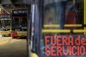 Paro de colectivos en AMBA: unas 10 líneas no funcionan por retrasos en el pago de sueldos