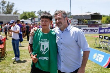 Achával participó del inicio de la Copa Potrero junto a los campeones del mundo