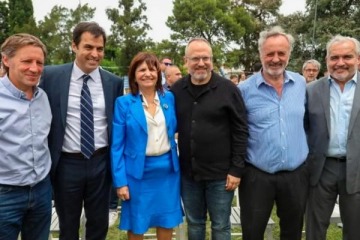 Foto de Bullrich baj al Conurbano, se reuni con tres intendentes y mand seales internas al PRO: palitos para Macri?