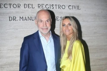 Horacio Rodríguez Larreta y Milagros Maylin se casaron por civil en una ceremonia íntima