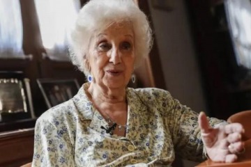 Estela de Carlotto: "Estamos viviendo un momento casi dictatorial"