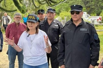 "Reinstauramos la ley y el orden: Bullrich celebró el desalojo de los mapuches del Parque Nacional Los Alerces