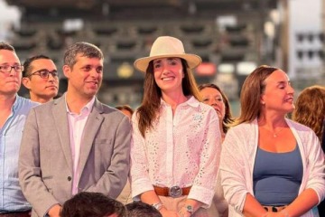 "Acá soy cordobesa": Villarruel participó de la inauguración del Festival de Doma y Folklore de Jesús María