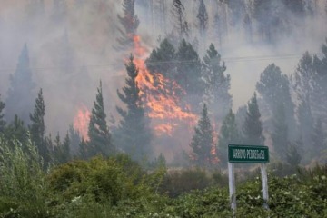 Incendios en Epuyén: más de 200 evacuados y casi 2.000 hectáreas quemadas y Milei sigue en silencio