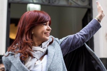 Foto de Cristina celebr el anuncio de Abuelas de Plaza de Mayo: "Bienvenida, Nieta 139!"