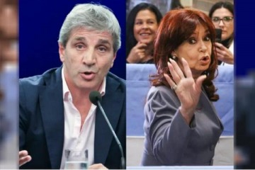 "Chiquilina": Caputo cruzó a Cristina Kirchner por criticar el discurso de Milei en Davos