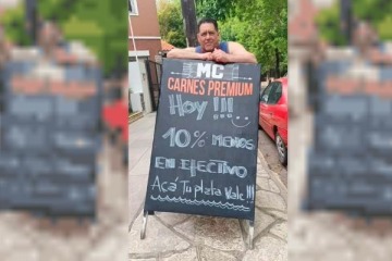 El carnicero dolarizado quiere ser el candidato de LLA en Provincia: "Si Milei me llama, voy"