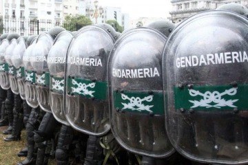 Gendarmería Nacional organiza protestas por los bajos salarios