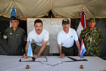 Argentina y Paraguay firmaron un acuerdo para reforzar las fuerzas en la frontera