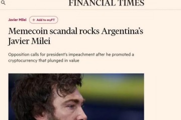 Foto de Repercusin internacional: Financial Times dilapid a Javier Milei por el escndalo cripto