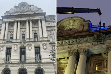 El Gobierno removió el cartel del Centro Cultural Kirchner por el de "Secretaría de Comunicaciones"