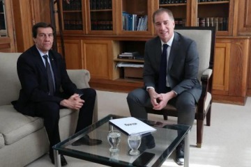 Foto de Santilli se reunió con Sadir en busca de respaldos para el Presupuesto 2026 y las reformas