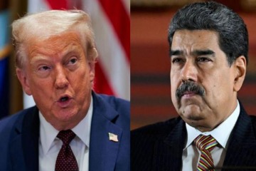 Foto de Trump redobla la presión contra Maduro y anunció el "cierre total" del espacio aéreo venezolano