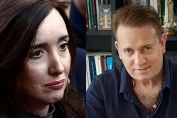 Foto de "Extrañamente rubio": Victoria Villarruel salió al cruce del biógrafo de Javier Milei y volvió a agitar la interna libertaria