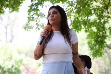 Foto de Vilar cuestionó al gobierno nacional por el ajuste ambiental en el marco de los incendios en la Patagonia