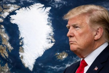 Foto de Trump repitió que tomará Groenlandia "de una forma u otra", se burló de su defensa y amenazó a Irán