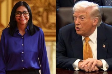 Foto de Donald Trump confirmó una nueva comunicación telefónica con Delcy Rodríguez: "Es una persona estupenda"