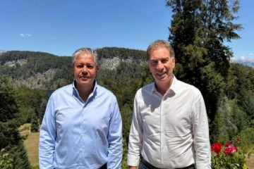 Foto de Diego Santilli se reunió en Neuquén con Figueroa y suma apoyos a la reforma laboral