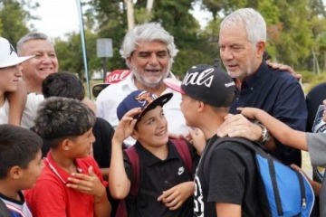 Foto de Alak y Correa participaron del cierre de una iniciativa de prevención contra el trabajo infantil en La Plata