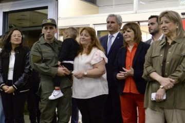 Foto de Contradicción: Bullrich celebró el rescate de Gallo, pero Monteoliva admitió que el Gobierno no fue responsable