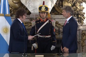 Foto de Juan Bautista Mahiques juró como ministro de Justicia en una ceremonia encabezada por Javier Milei