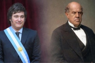 Foto de "Genialidades": Milei se comparó con Sarmiento en un posteo repleto de elogios sobre sí mismo