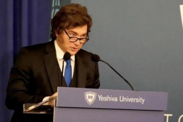 Foto de Milei en Nueva York: “Somos enemigos de Irán” y reafirma su alineamiento con EEUU e Israel