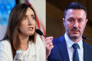 Foto de Victoria Villarruel denunció a Luis Petri por "calumnias" y "atentado contra el orden público"